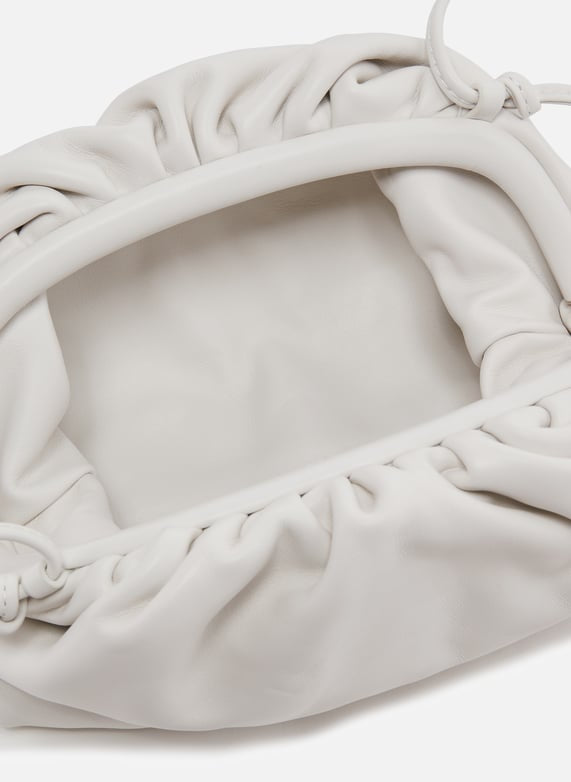 Bottega Veneta mini pouch blanc