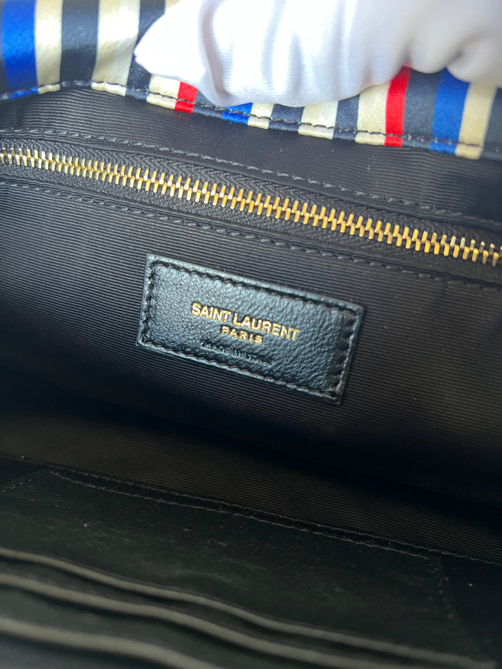 SAINT LAURENT JAMIE SILK MEDIUM RIVE GAUCHE BAG