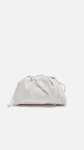 Bottega Veneta mini pouch blanc
